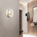 Modern Contemporary Round Wood Wall Sconces