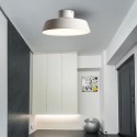 Modern Contemporary Round Stainless Steel Flush Mount Ceiling Light