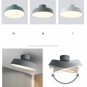 Modern Contemporary Round Stainless Steel Flush Mount Ceiling Light