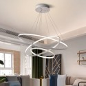 Modern Contemporary Ring Stainless Steel Pendant Light