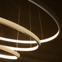 Modern Contemporary Ring Stainless Steel Pendant Light