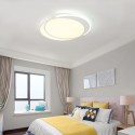 Modern Contemporary Stainless Steel Flush Mount Ceiling Light