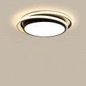 Modern Contemporary Stainless Steel Flush Mount Ceiling Light