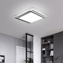 Modern Contemporary Square Stainless Steel Flush Mount Ceiling Light