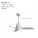 Modern Contemporary Children's Room Stainless Steel Ceiling Fans with Light