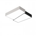 Modern Contemporary Square Stainless Steel Flush Mount Ceiling Light