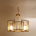 Fine Brass 4 Light Chandelier