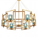 Fine Brass 6 Light Chandelier