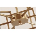 Fine Brass 6 Light Chandelier