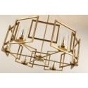 Fine Brass 6 Light Chandelier