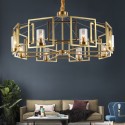 Fine Brass 8 Light Chandelier