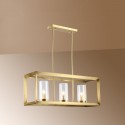 Fine Brass 3 Light Chandelier