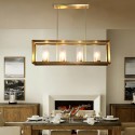 Fine Brass 4 Light Chandelier