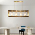 Fine Brass 4 Light Chandelier