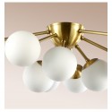 Fine Brass 12 Light Flush Mount Ceiling Light