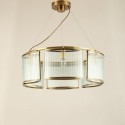 Fine Brass 6 Light Chandelier