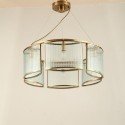 Fine Brass 6 Light Chandelier