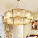 Fine Brass 8 Light Chandelier