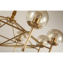 Fine Brass 6 Light Chandelier