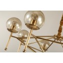 Fine Brass 6 Light Chandelier