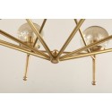 Fine Brass 8 Light Chandelier