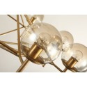 Fine Brass 8 Light Chandelier