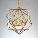 Fine Brass 6 Light Chandelier