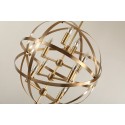 Globe Fine Brass Candle Chandelier