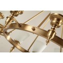 Fine Brass 10 Light Chandelier