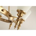 Fine Brass 10 Light Chandelier