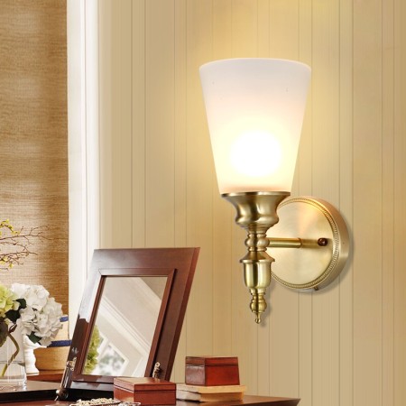 Fine Brass 1 Light Wall Sconce