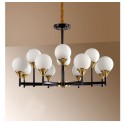 Fine Brass 12 Light Chandelier