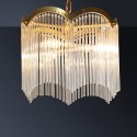 Fine Brass 3 Light Chandelier