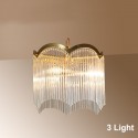 Fine Brass 3 Light Chandelier