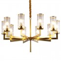 Fine Brass 10 Light Chandelier