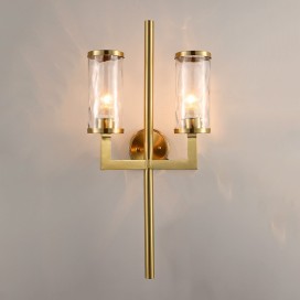 Fine Brass 2 Light Wall Sconce