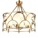 Fine Brass 4 Light Chandelier