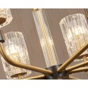 Fine Brass 6 Light Chandelier