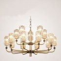 Fine Brass 15 Light Chandelier