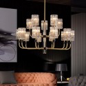 Fine Brass 15 Light Chandelier