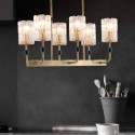 Fine Brass 6 Light Chandelier