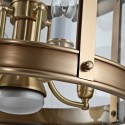 Fine Brass 5 Light Chandelier