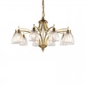 Fine Brass 10 Light Chandelier