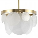 Fine Brass 6 Light Chandelier