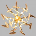 Fine Brass 8 Light Chandelier