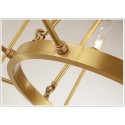 Fine Brass 6 Light Chandelier