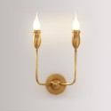 Fine Brass 2 Light Wall Sconce