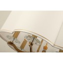 Fine Brass 6 Light Chandelier
