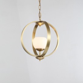 Fine Brass 1 Light Chandelier