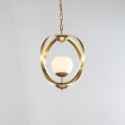 Fine Brass 1 Light Chandelier